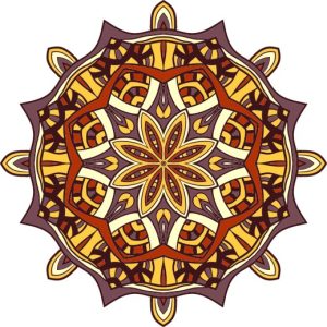 Vector Hoa Văn Cổ Điển, Mandala, Hoa Văn Tem Nhãn (75)