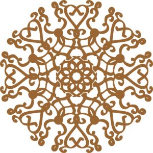 Vector Hoa Văn Cổ Điển, Mandala, Hoa Văn Tem Nhãn (755)