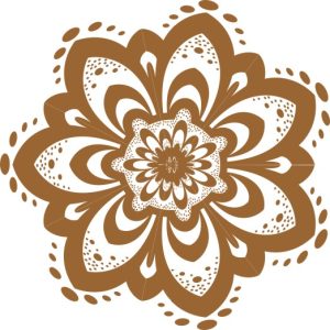 Vector Hoa Văn Cổ Điển, Mandala, Hoa Văn Tem Nhãn (766)