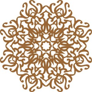 Vector Hoa Văn Cổ Điển, Mandala, Hoa Văn Tem Nhãn (775)