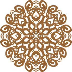 Vector Hoa Văn Cổ Điển, Mandala, Hoa Văn Tem Nhãn (779)