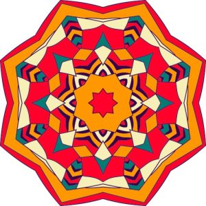 Vector Hoa Văn Cổ Điển, Mandala, Hoa Văn Tem Nhãn (78)