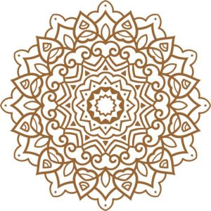 Vector Hoa Văn Cổ Điển, Mandala, Hoa Văn Tem Nhãn (785)