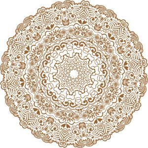 Vector Hoa Văn Cổ Điển, Mandala, Hoa Văn Tem Nhãn (787)