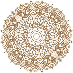 Vector Hoa Văn Cổ Điển, Mandala, Hoa Văn Tem Nhãn (789)