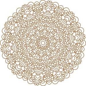 Vector Hoa Văn Cổ Điển, Mandala, Hoa Văn Tem Nhãn (791)