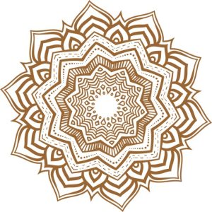 Vector Hoa Văn Cổ Điển, Mandala, Hoa Văn Tem Nhãn (797)