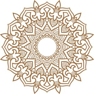 Vector Hoa Văn Cổ Điển, Mandala, Hoa Văn Tem Nhãn (809)