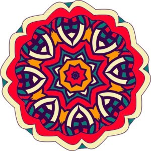 Vector Hoa Văn Cổ Điển, Mandala, Hoa Văn Tem Nhãn (81)
