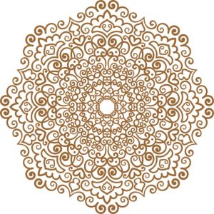 Vector Hoa Văn Cổ Điển, Mandala, Hoa Văn Tem Nhãn (811)