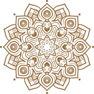 Vector Hoa Văn Cổ Điển, Mandala, Hoa Văn Tem Nhãn (819)