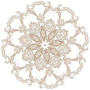 Vector Hoa Văn Cổ Điển, Mandala, Hoa Văn Tem Nhãn (826)