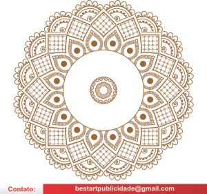 Vector Hoa Văn Cổ Điển, Mandala, Hoa Văn Tem Nhãn (829)