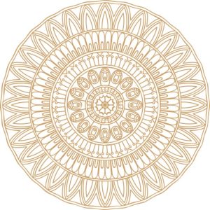 Vector Hoa Văn Cổ Điển, Mandala, Hoa Văn Tem Nhãn (832)