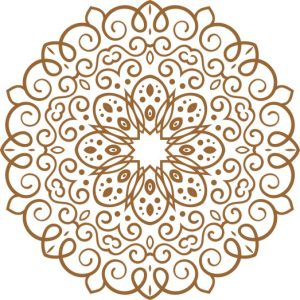 Vector Hoa Văn Cổ Điển, Mandala, Hoa Văn Tem Nhãn (836)