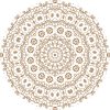 Vector Hoa Văn Cổ Điển, Mandala, Hoa Văn Tem Nhãn (838)