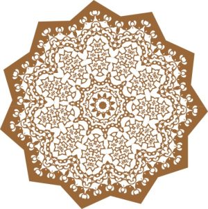 Vector Hoa Văn Cổ Điển, Mandala, Hoa Văn Tem Nhãn (841)