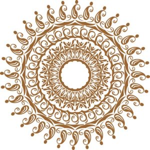 Vector Hoa Văn Cổ Điển, Mandala, Hoa Văn Tem Nhãn (843)