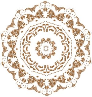 Vector Hoa Văn Cổ Điển, Mandala, Hoa Văn Tem Nhãn (844)