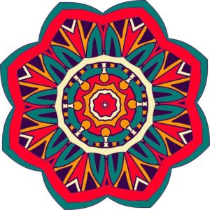 Vector Hoa Văn Cổ Điển, Mandala, Hoa Văn Tem Nhãn (86)