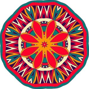 Vector Hoa Văn Cổ Điển, Mandala, Hoa Văn Tem Nhãn (91)