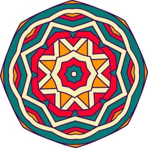 Vector Hoa Văn Cổ Điển, Mandala, Hoa Văn Tem Nhãn (96)