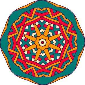 Vector Hoa Văn Cổ Điển, Mandala, Hoa Văn Tem Nhãn (99)
