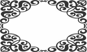 Vector Hoa Văn, Hoa Góc, Đường Viền (1)