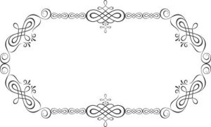 Vector Hoa Văn, Hoa Góc, Đường Viền (120)