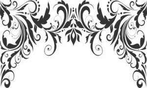 Vector Hoa Văn, Hoa Góc, Đường Viền (134)