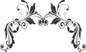 Vector Hoa Văn, Hoa Góc, Đường Viền (135)