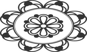 Vector Hoa Văn, Hoa Góc, Đường Viền (161)