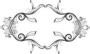 Vector Hoa Văn, Hoa Góc, Đường Viền (164)
