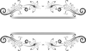 Vector Hoa Văn, Hoa Góc, Đường Viền (165)