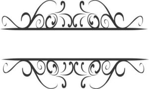 Vector Hoa Văn, Hoa Góc, Đường Viền (168)