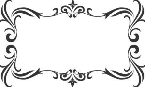 Vector Hoa Văn, Hoa Góc, Đường Viền (200)