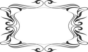 Vector Hoa Văn, Hoa Góc, Đường Viền (201)