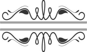 Vector Hoa Văn, Hoa Góc, Đường Viền (203)