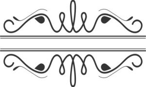 Vector Hoa Văn, Hoa Góc, Đường Viền (204)