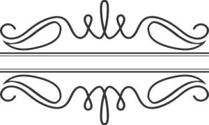 Vector Hoa Văn, Hoa Góc, Đường Viền (205)