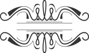 Vector Hoa Văn, Hoa Góc, Đường Viền (207)