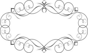 Vector Hoa Văn, Hoa Góc, Đường Viền (212)