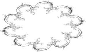 Vector Hoa Văn, Hoa Góc, Đường Viền (213)