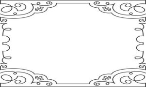 Vector Hoa Văn, Hoa Góc, Đường Viền (226)