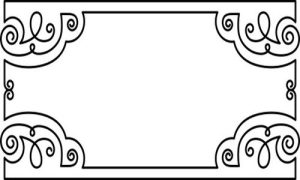 Vector Hoa Văn, Hoa Góc, Đường Viền (227)