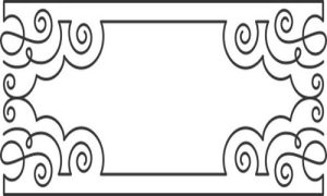 Vector Hoa Văn, Hoa Góc, Đường Viền (228)