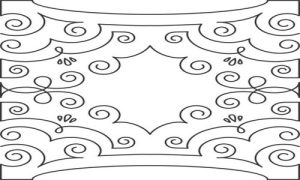 Vector Hoa Văn, Hoa Góc, Đường Viền (229)