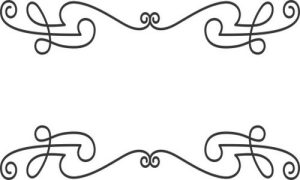 Vector Hoa Văn, Hoa Góc, Đường Viền (235)