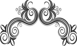 Vector Hoa Văn, Hoa Góc, Đường Viền (237)