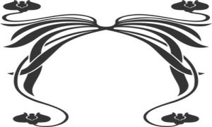 Vector Hoa Văn, Hoa Góc, Đường Viền (244)